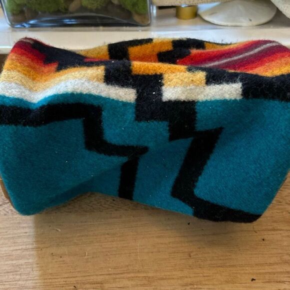 High grade western wear by Pendleton wool Aztec pouch bag southwestern - Picture 9 of 9